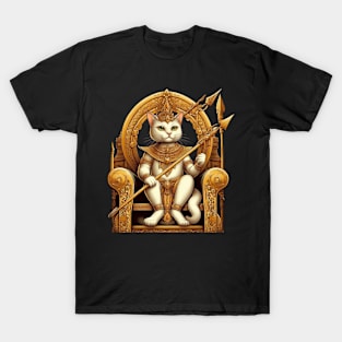 Egyptian cat king T-Shirt